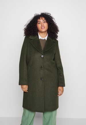 Пальто классическое Femme Curve, зеленый Selected