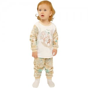Пижама для малыша Babyglory Зимняя сказка (интерлок) ментоловый 32-98. Цвет: зеленый