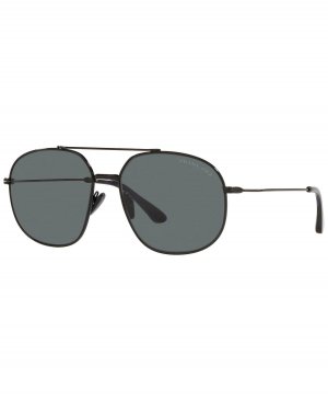 Мужские поляризованные солнцезащитные очки, pr 51ys 58 PRADA, черный Prada