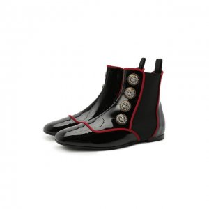 Комбинированные челси Dolce & Gabbana. Цвет: чёрный