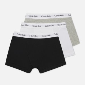 Комплект мужских трусов 3-Pack Trunk Brief Calvin Klein Underwear. Цвет: комбинированный