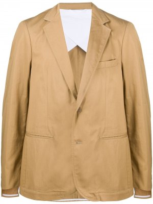 Пиджак свободного кроя Maison Flaneur. Цвет: нейтральные цвета