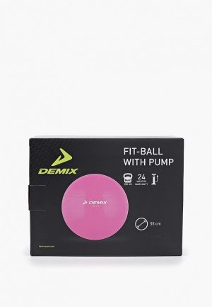 Мяч гимнастический Demix d 55 см, 1 кг. Цвет: розовый