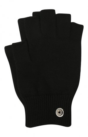 Кашемировые перчатки Rick Owens. Цвет: чёрный