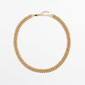 Ожерелье Chain Link, золотой Massimo Dutti