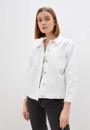Куртка джинсовая Helmidge. Цвет: белый