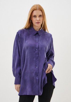 Блуза Tunkina. Цвет: фиолетовый
