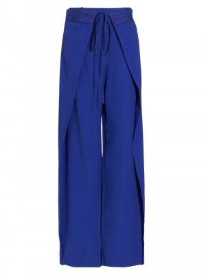 Многослойные широкие брюки , синий Jason Wu Collection