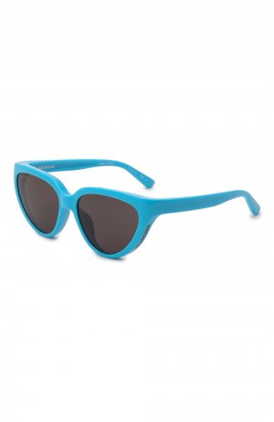 Солнцезащитные очки Balenciaga. Цвет: голубой