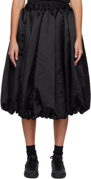 Черная юбка-миди со сборками Comme Des Garcons Garçons