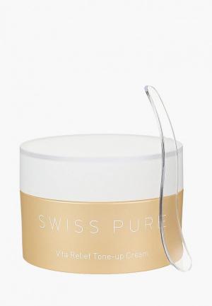 Крем для лица Swiss Pure улучшающий тон лица, Vita (для тусклой кожи), 30 мл. Цвет: белый