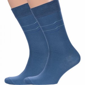 Носки , 2 пары, размер 27-29, синий PARA socks. Цвет: синий