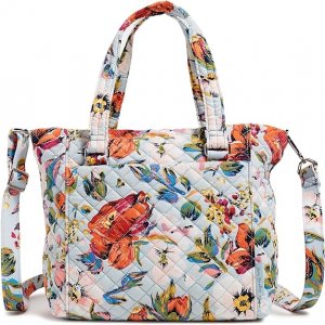 Хлопковая сумка через плечо с несколькими ремешками, морской воздух цветочный Vera Bradley