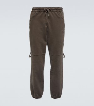 Спортивные брюки le jogging camargue из хлопкового флиса , коричневый Jacquemus