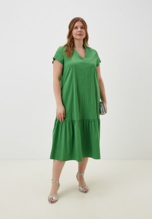 Платье Elena Miro. Цвет: зеленый