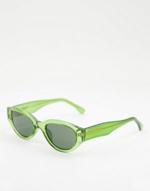 Зеленые круглые солнцезащитные очки унисекс в стиле ретро Winnie-Зеленый цвет A.Kjaerbede