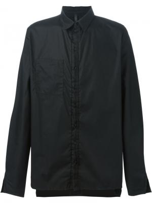 Рубашка с нагрудным карманом Barbara I Gongini. Цвет: чёрный