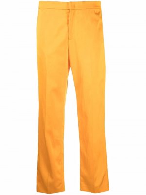 Прямые брюки строгого кроя Emilio Pucci. Цвет: оранжевый