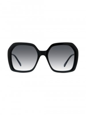 Солнцезащитные очки Falabella 54MM с геометрическим рисунком , черный Stella McCartney