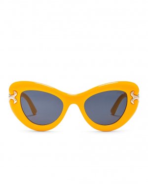 Солнцезащитные очки Cat Eye Acetate, желтый Emilio Pucci