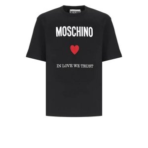 Футболка t-shirt with logo , черный Moschino