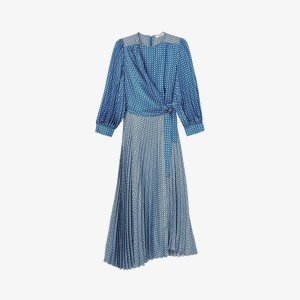 Платье-комбинезон из тканого материала с графичным принтом , цвет bleus Sandro