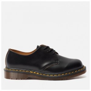 Мужские ботинки 1461 Vintage Quillon чёрный , Размер 44 EU Dr. Martens. Цвет: черный