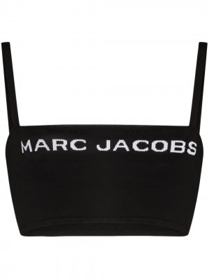 Топ Bandeau вязки интарсия Marc Jacobs. Цвет: черный