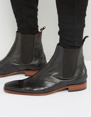 Кожаные ботинки челси Scarface Jeffery West. Цвет: зеленый