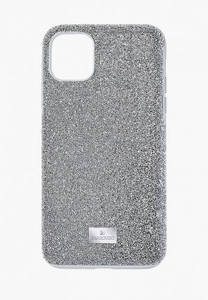 Чехол для iPhone Swarovski® 11. Цвет: серебряный