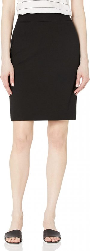 Женская костюмная юбка прямого кроя (обычные размеры и больших размеров) , черный Calvin Klein