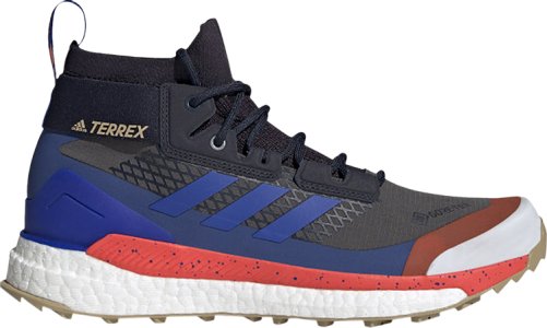 Ботинки Terrex Free Hiker GTX 'Grey Bold Blue', серый Adidas