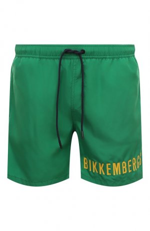 Плавки-шорты Dirk Bikkembergs. Цвет: зелёный
