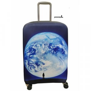 Чехол для чемодана 2346_L, размер L, синий Vip collection. Цвет: синий