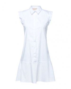 Короткое платье KAOS JEANS. Цвет: белый