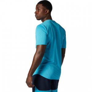 Рубашка Q Speed ​​с короткими рукавами мужская , цвет Virtual Sky New Balance
