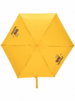 Зонт с принтом Moschino. Цвет: желтый