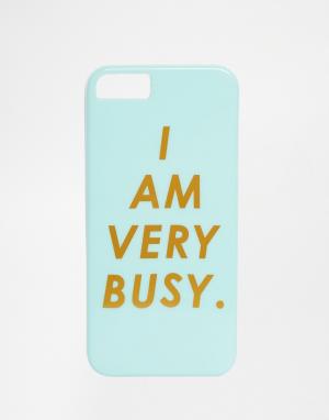 Чехол для iPhone 5 с надписью I Am Very Busy Ban.Do BAN DO. Цвет: мульти