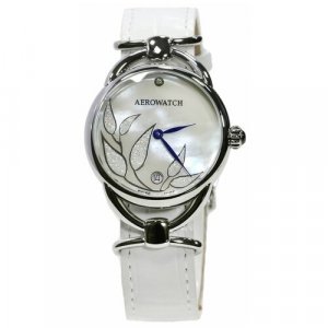 Наручные часы , серебряный AEROWATCH. Цвет: серебристый/цветы