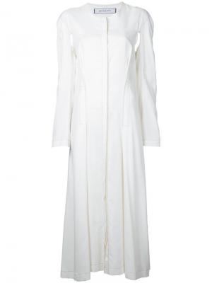 Платье duster ECKHAUS LATTA. Цвет: белый