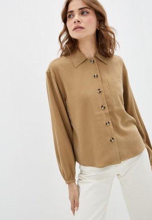 Блуза Soaked in Luxury. Цвет: коричневый