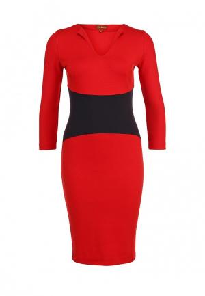Платье Анна Чапман. Цвет: красный