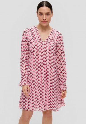 Повседневное платье MIT V-AUSSCHNITT , цвет zartrosa s.Oliver BLACK LABEL