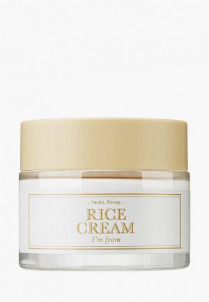 Крем для лица Im From I'm Rice Cream, 50 g. Цвет: белый