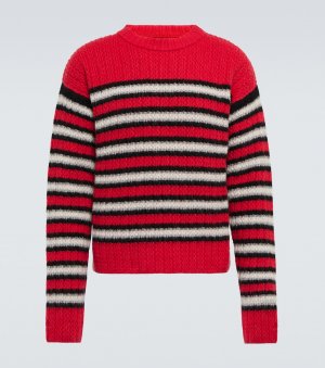 Полосатый свитер Erl, красный ERL