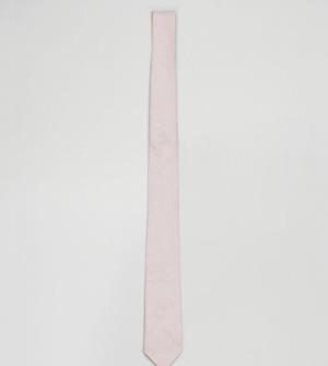 Твидовый галстук с шевронным узором Heart & Dagger. Цвет: розовый