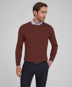 Пуловер KWL-0928 BROWN HENDERSON. Цвет: коричневый