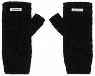 Черные перчатки с логотипом UNDERCOVER