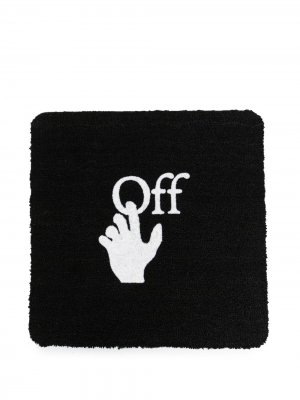 Придверный коврик с логотипом Hand Off-White. Цвет: 1001 черный cream