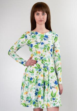Платье Marina Rimer. Цвет: разноцветный